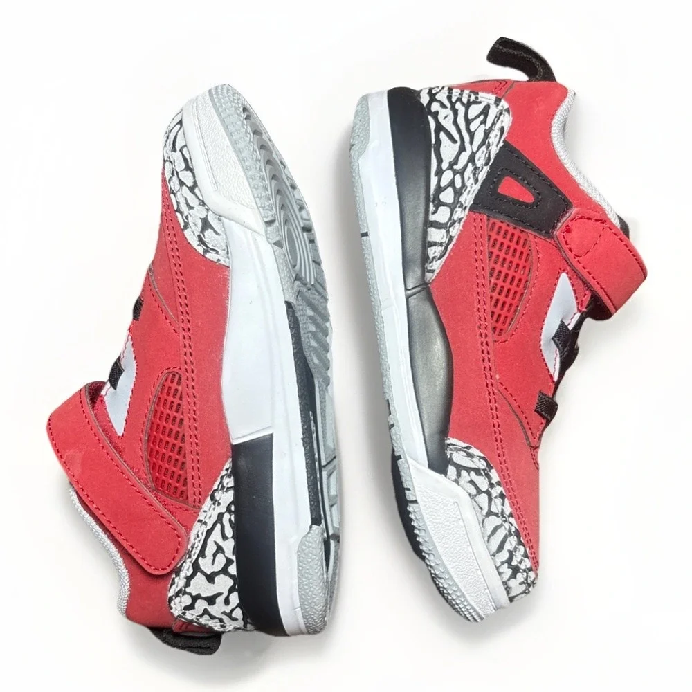 Jordan Toddlers‎ Spizike Low (TD) Sneakers Slip On Red Gray Size 9c NEW IN BOX